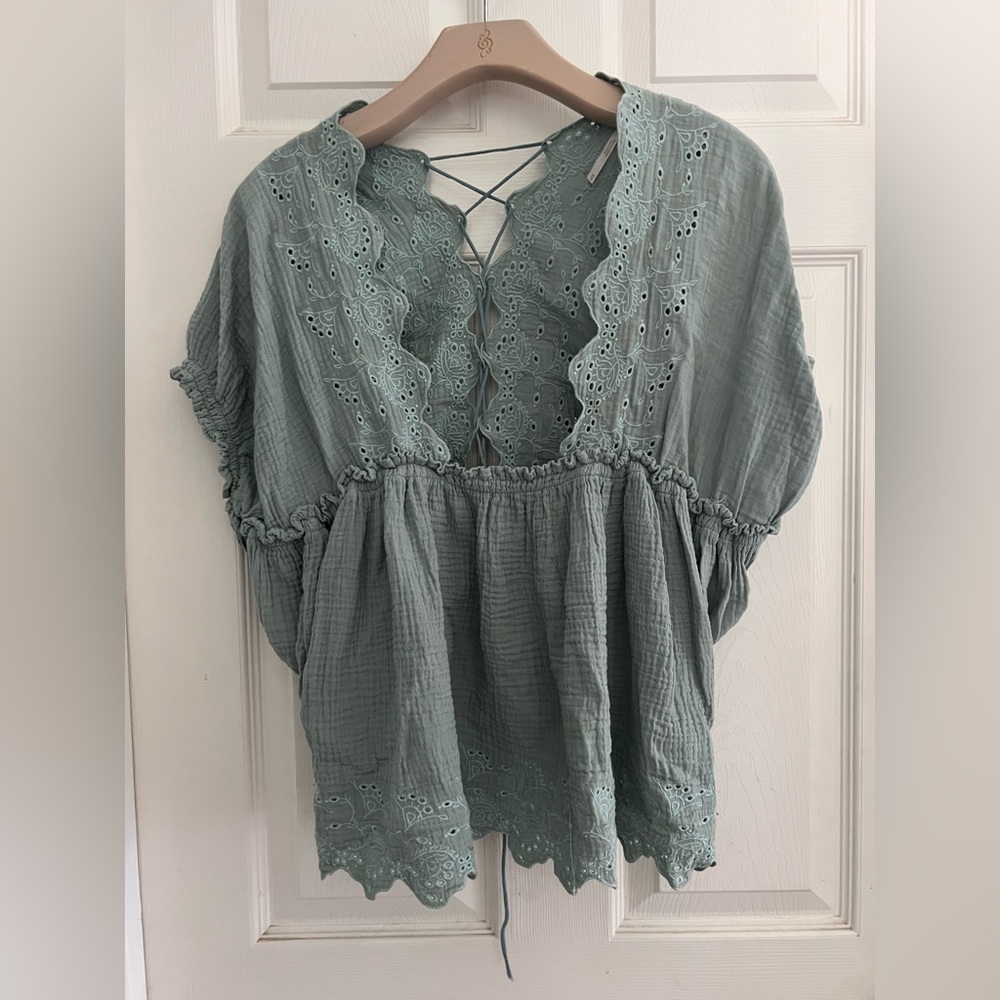 Free People Gauze Blouse